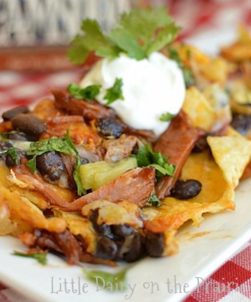 Hawaiian Pulled Pork Nachos