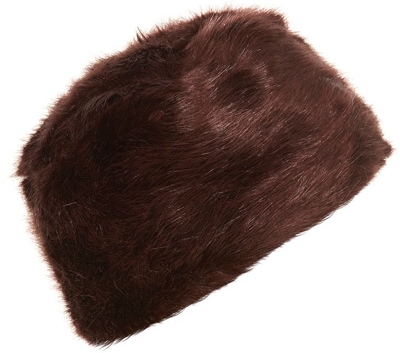 Topshop Glossy Faux Fur Cossack