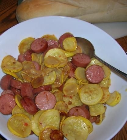 Sausage and Yellow Squash
