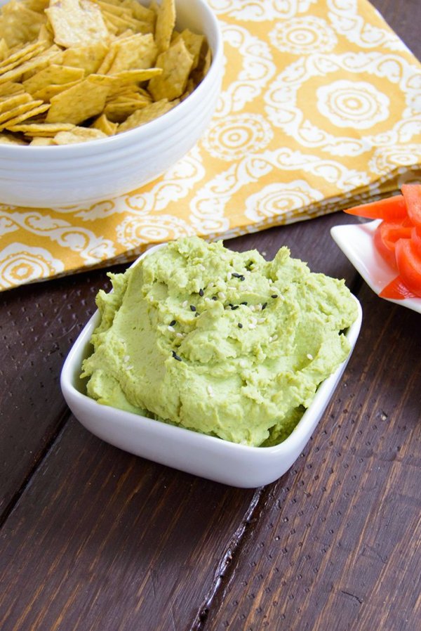 Wasabi Edamame Hummus