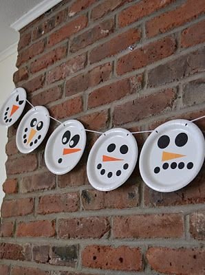 Snowman Garland