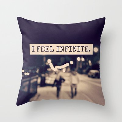 I Feel Infinite Throw Pillow