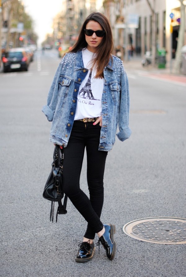 denim jacket 90s outfit