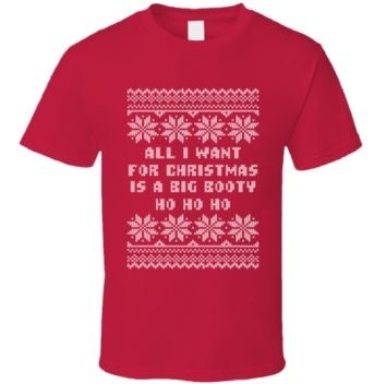 All I Want for Christmas is a Big Booty Ho Ho Ho T Shirt