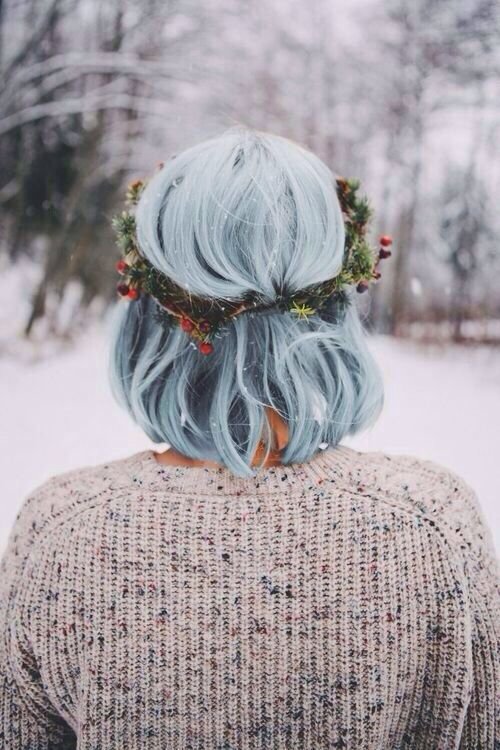 Short Blue Hair