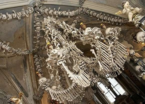 Kostnice Ossuary, Sedlec, Kutna Hora, Prague, Czech Republic