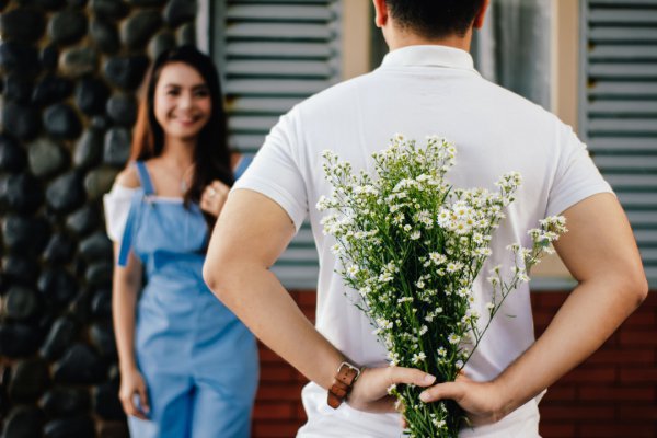 flower, plant, shoulder, flower arranging, dress,