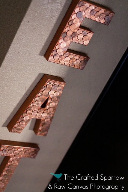 DIY Penny Wall Art