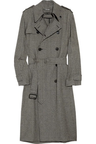 Ralph Lauren Black Label Houndstooth Trench Coat