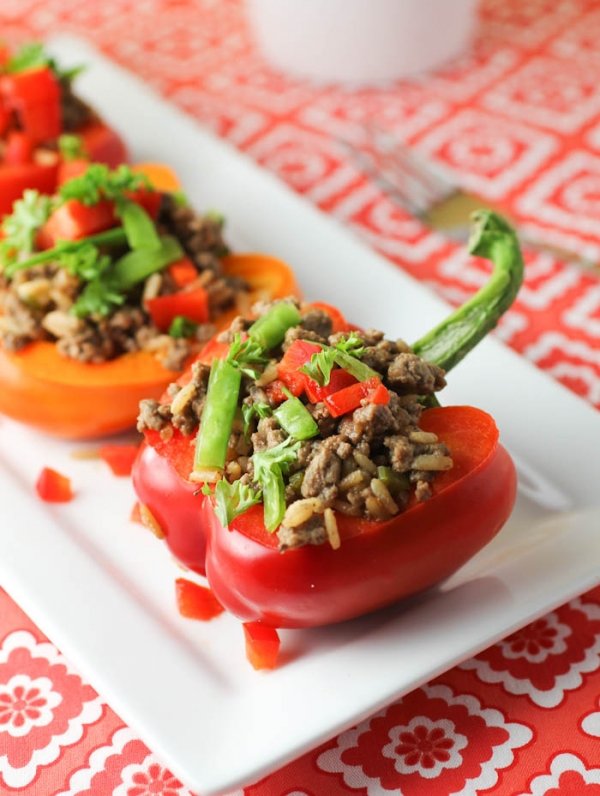 Rice Stuffed Peppers