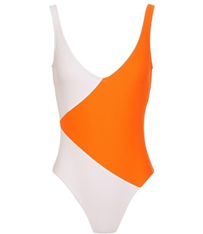 Tomas Maier Diagonal Colour Block Swimsuit