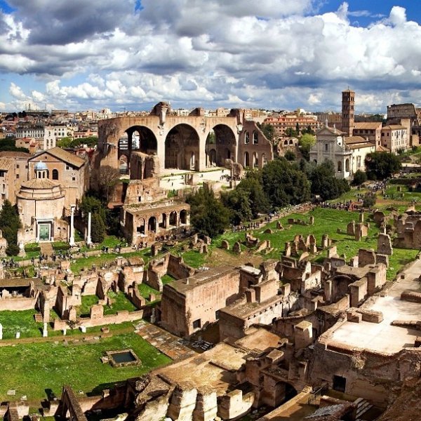 Ride a Vespa up Palatine Hill for an Amazing View of Rome