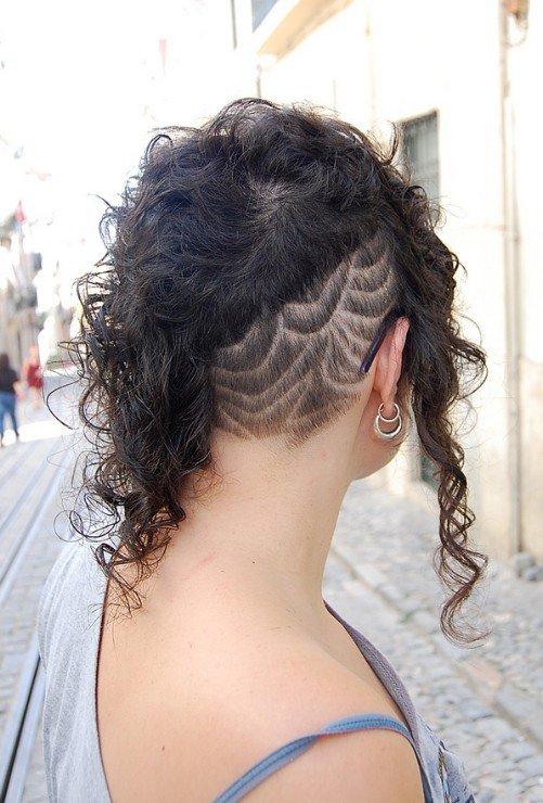 This Curly Undercut