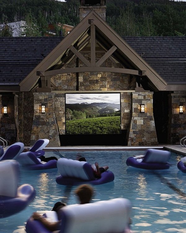 Swimming Pool with Home Theatre