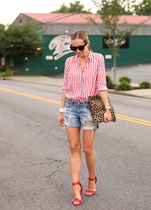 7 Ways to Wear Denim Shorts This Summer ... Fashion