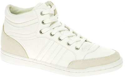 ASOS Detroit Canvas Mix High Top Fashion Sneakers