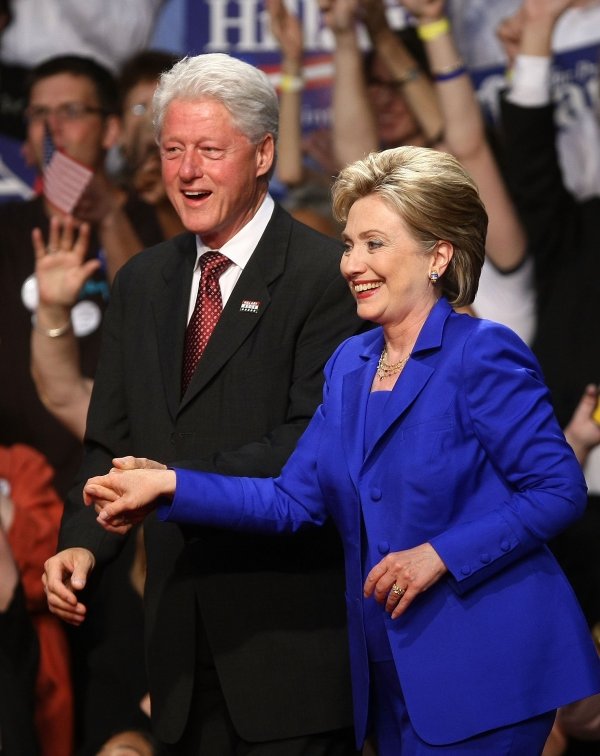 Hillary and Bill Clinton