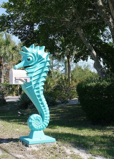 Seahorse Mailbox