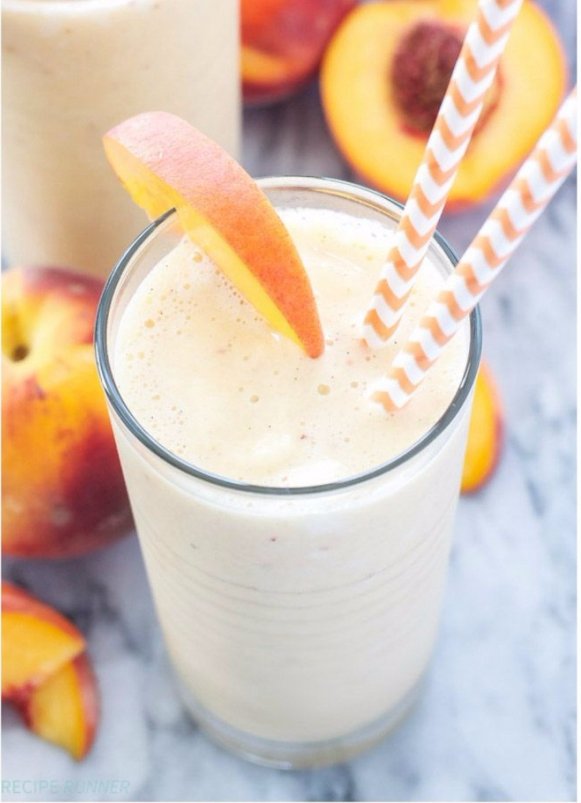 Peach Green Tea Smoothie