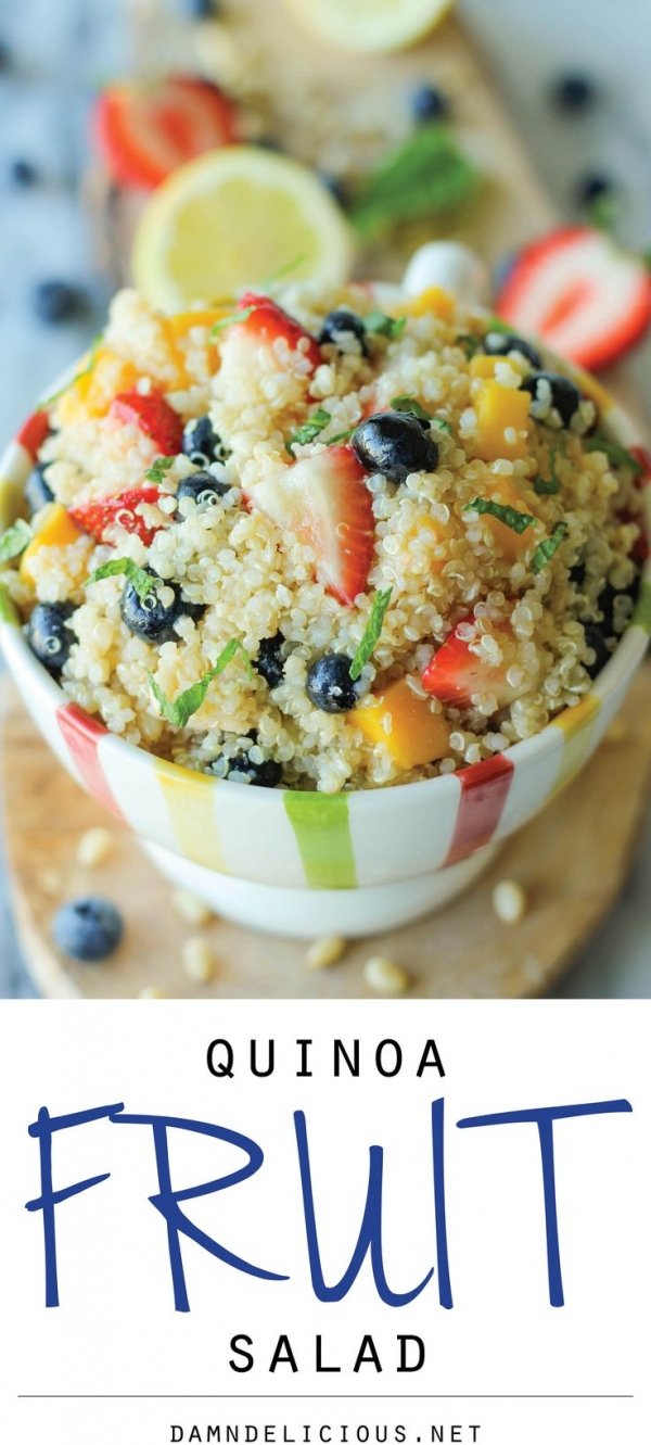 Quinoa-Fruchtsalat