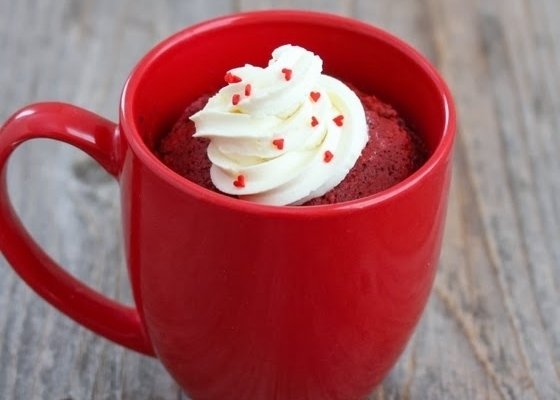 Red Velvet Mug Cake