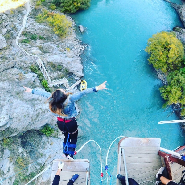 Freizeit, Sport, Abenteuer, Springen, Erholung im Freien,