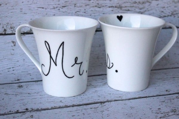 Mr. & Mrs. Sharpie Mug