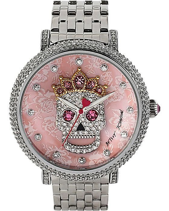 BLING SKULL CROWN WATCH