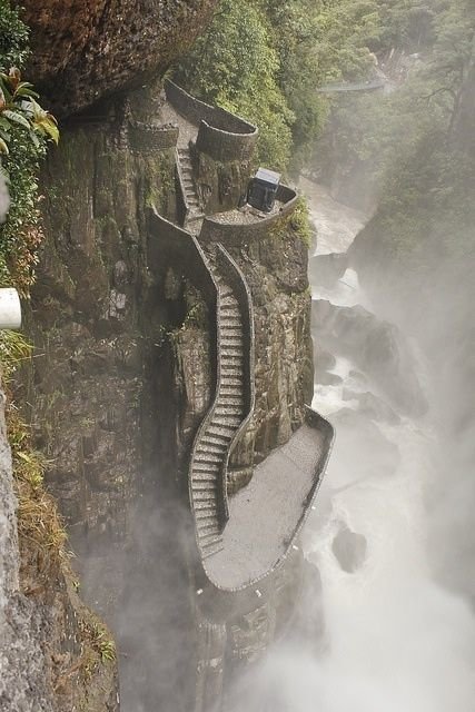 Pailón Del Diablo Waterfall, Ecuador