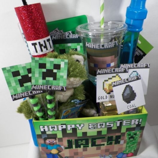 Minecraft Easter Basket