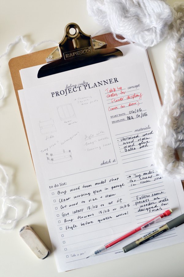 Craft Projects Planner