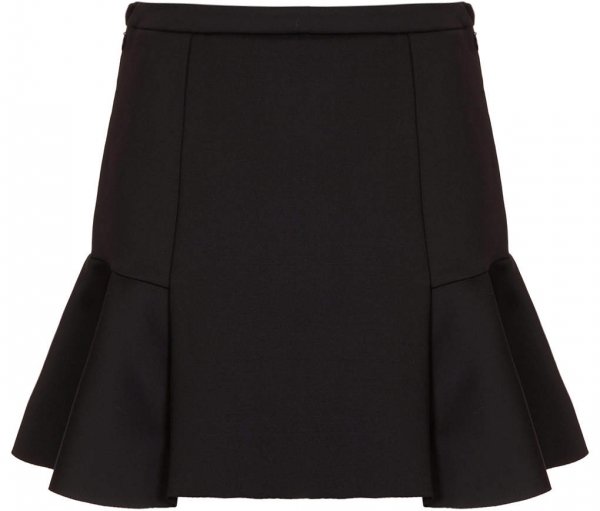 Topshop Fit and Flare Scuba Skirt