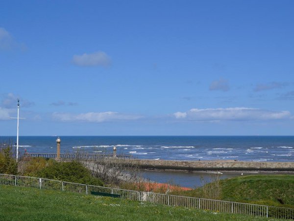 sky, sea, horizon, coast, promontory,