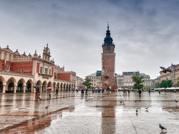 Market Day in Krakow, Poland