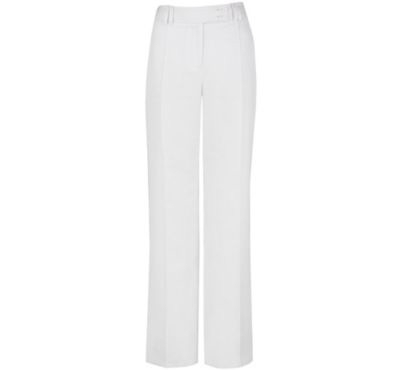 Planet White Wide Legged Linen Trousers