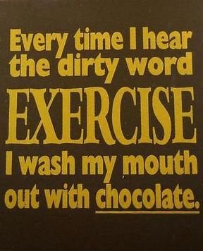 Chocolate Vs Exercise