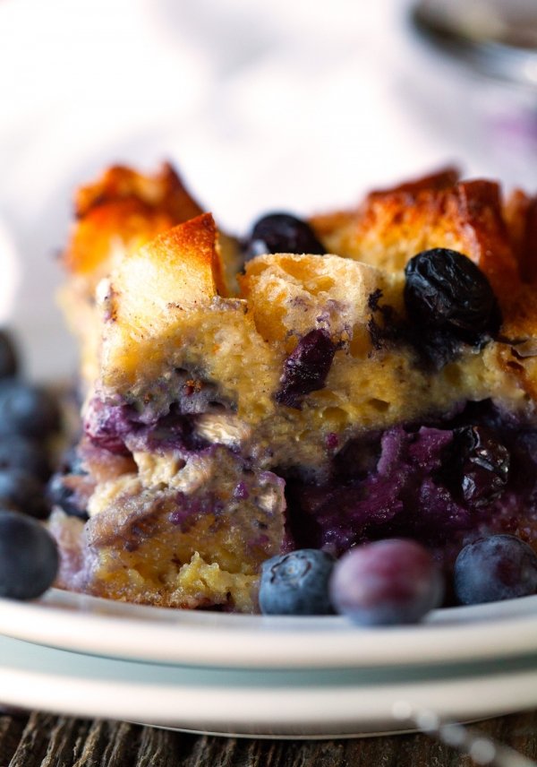 Overnight Blueberry French Toast