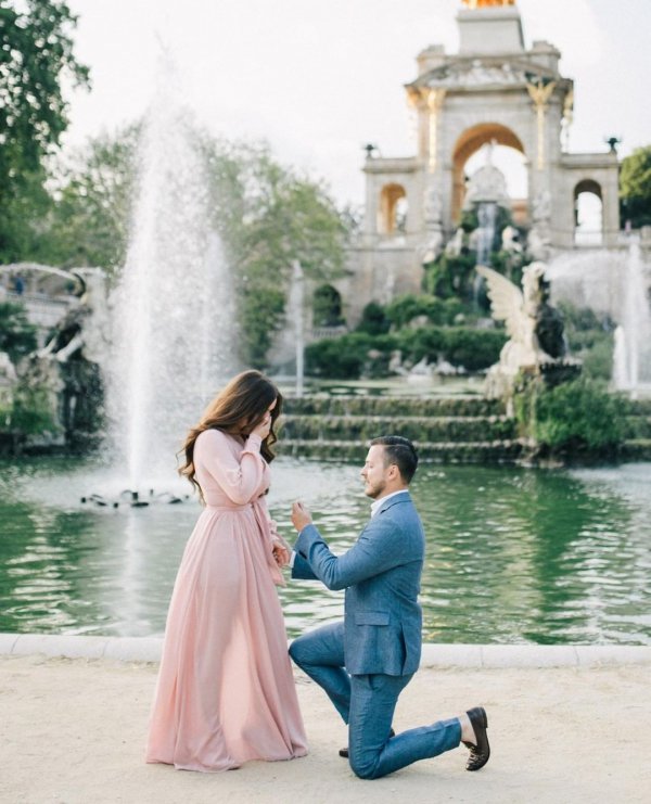 Photograph, Aqua, Gown, Pink, Dress,