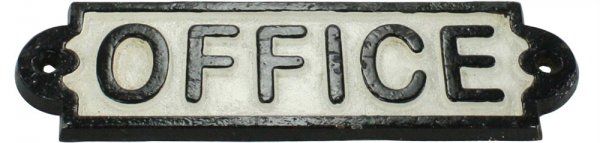 Cast Iron Sign