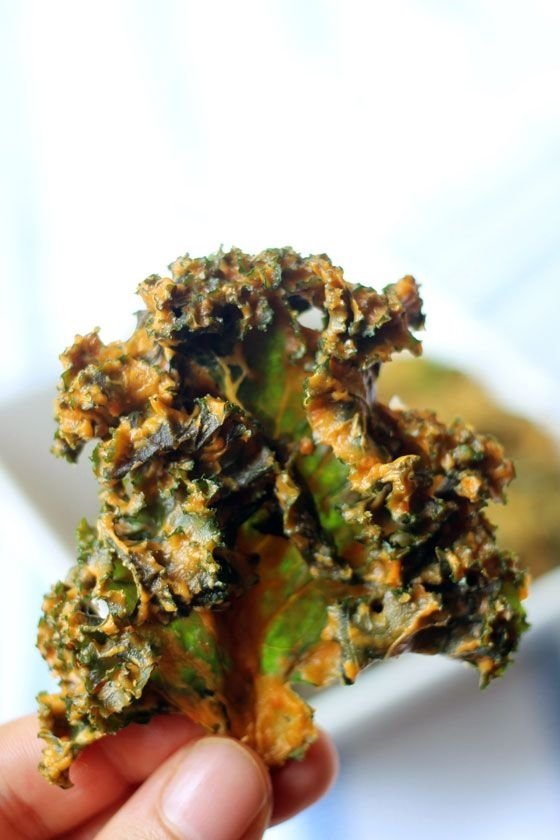 Cheesy Kale Chips