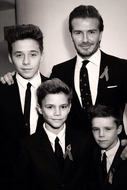 The Beckham Boys (what a Gene Pool!)