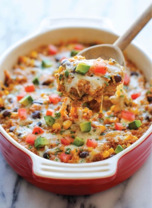 Quinoa Enchilada Casserole