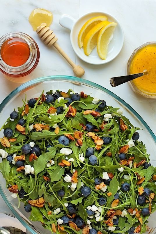 Blueberry Arugula Salad