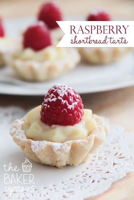 Raspberry Shortbread Tarts