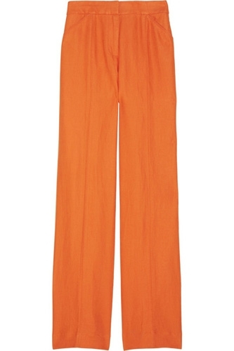 J.Crew Maddie Linen and Cotton-Blend Wide-Leg Trousers