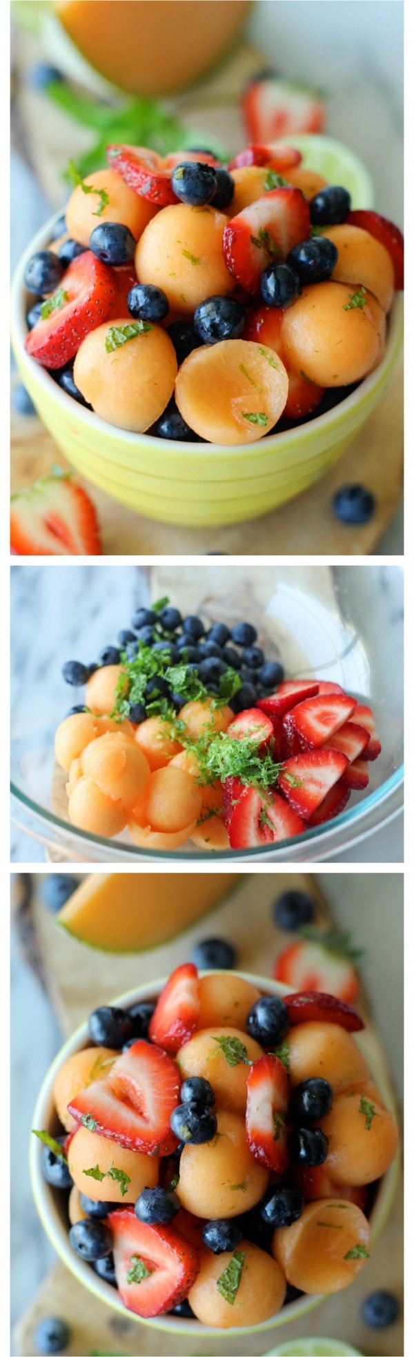 Berry Cantaloupe Salad