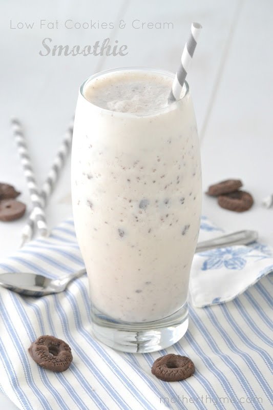 Low Fat Cookies & Cream Smoothie