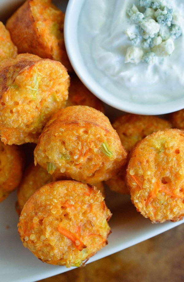 Quinoa Buffalo Bites