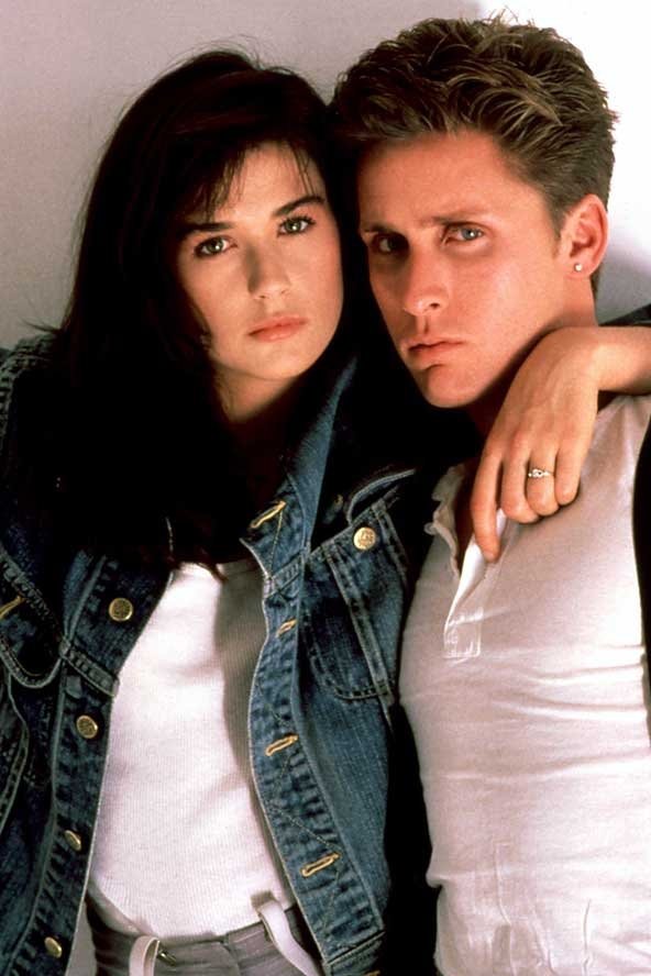 Demi Moore and Emilio Estevez