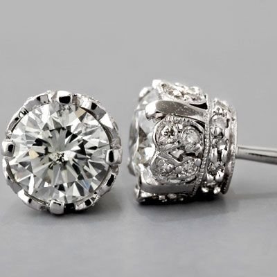 Antique Diamond Earrings